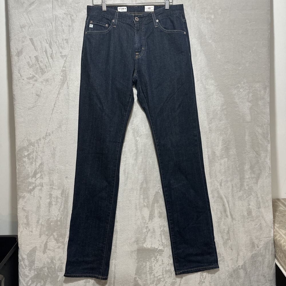 AG Adriano Goldschmied B-Type II Straight Fit Denim Jeans Mens 31x36 Stretch